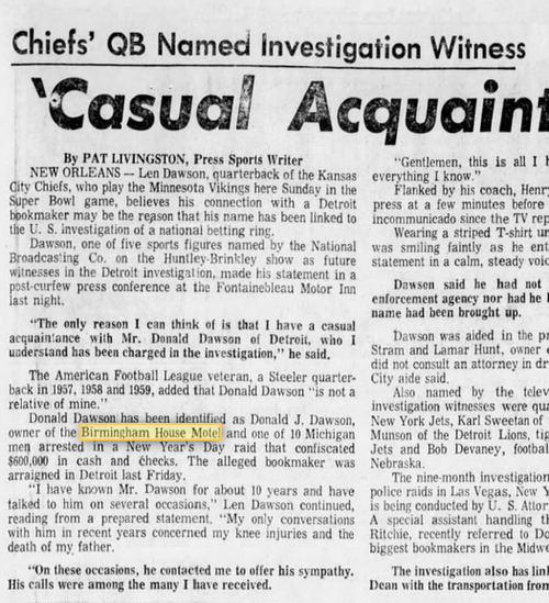 Birmingham House - 1970 Article On Gambling (newer photo)